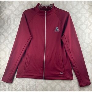 Under Armour ColdGear Women Large Maroon NWT Full Zip McGee Hillcrest Jacket